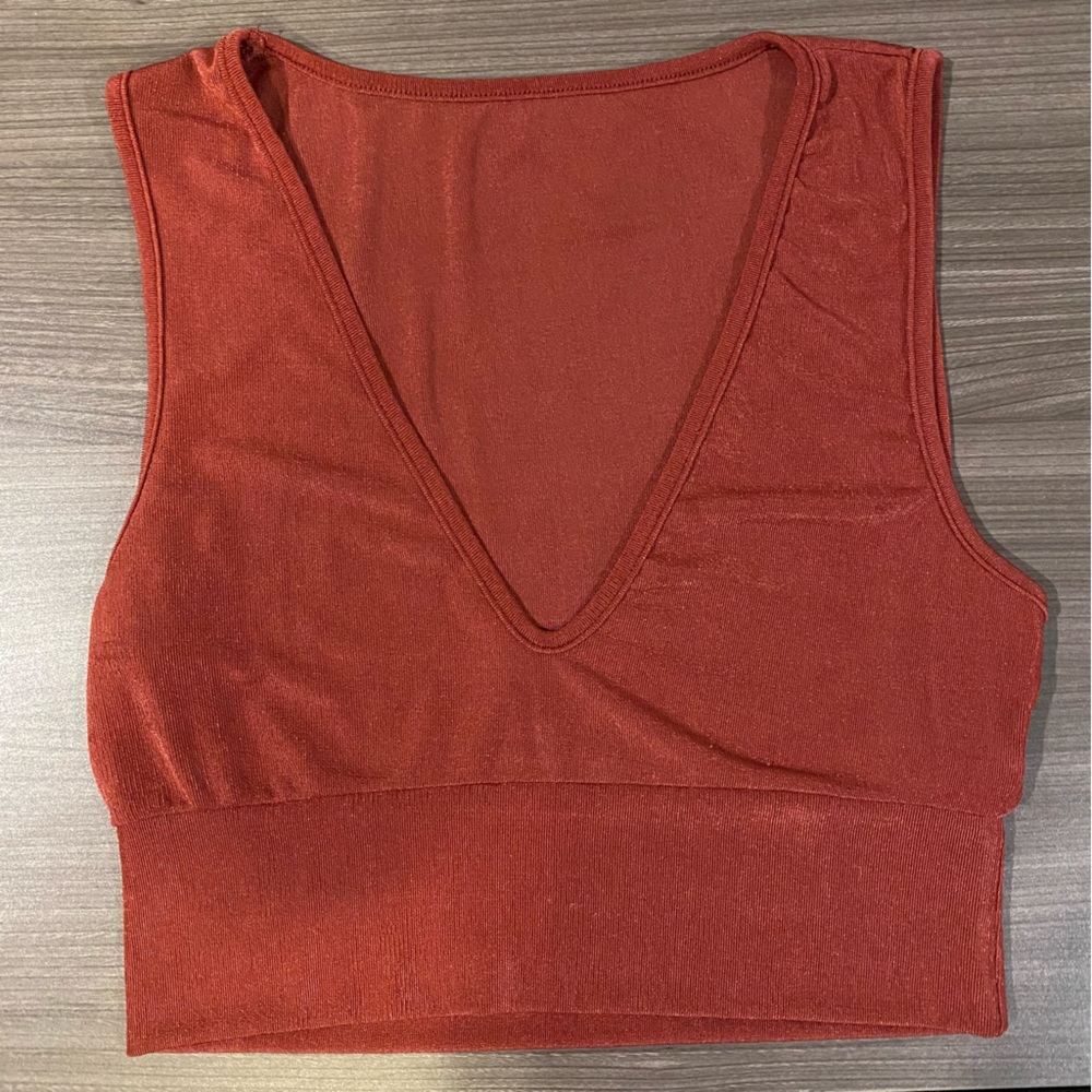 Red Crop Top